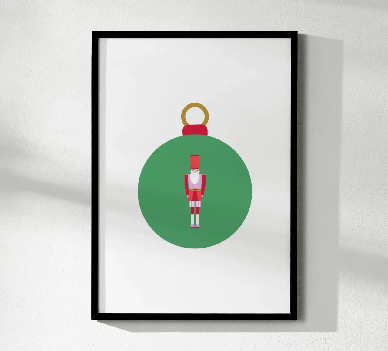 Weihnachtskugel Nussknacker Hahnemühle von janamossmann