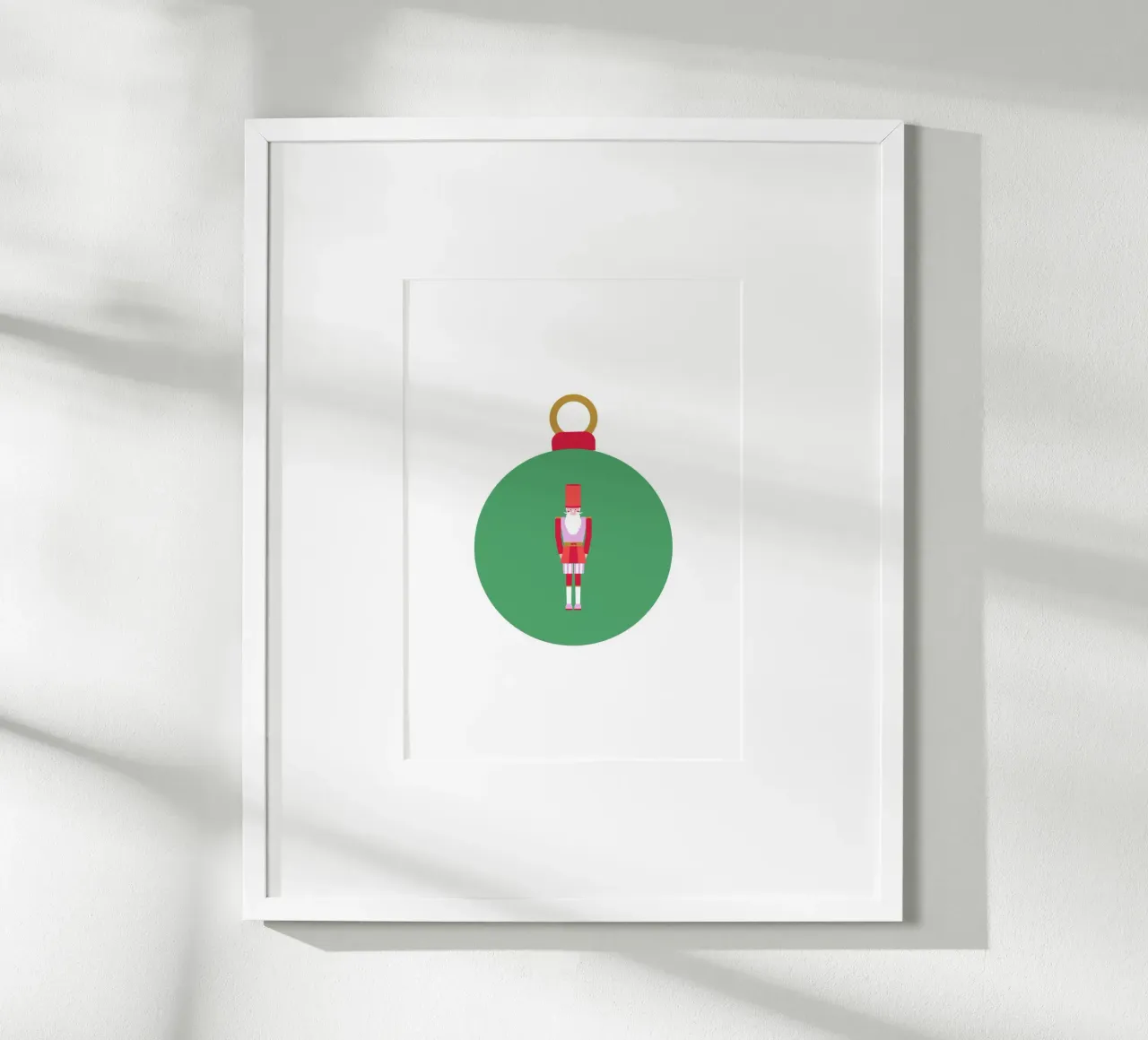 Weihnachtskugel Nussknacker Hahnemühle von janamossmann