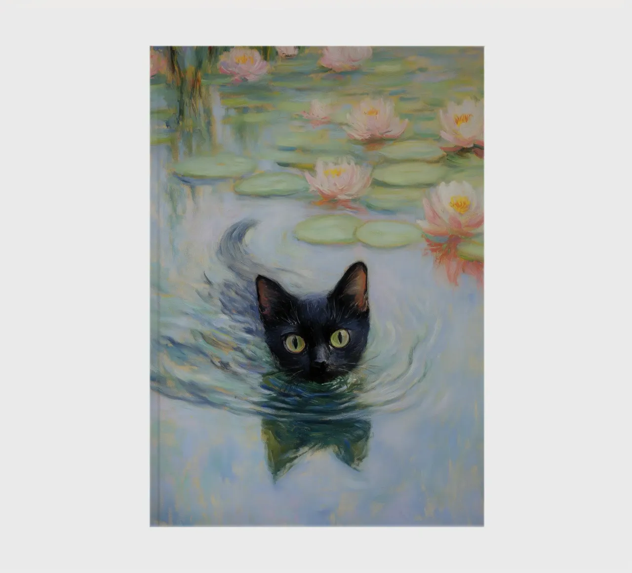 Monet Kat en Waterlelies notitieboek van Art Center