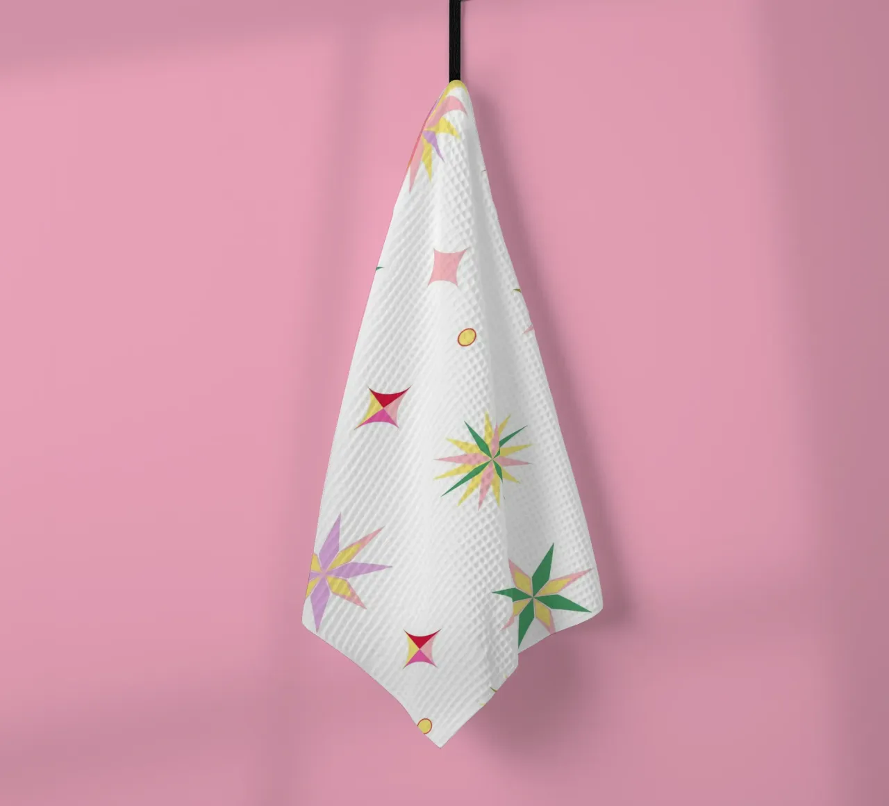 Motif de Noël étoiles torchon de janamossmann