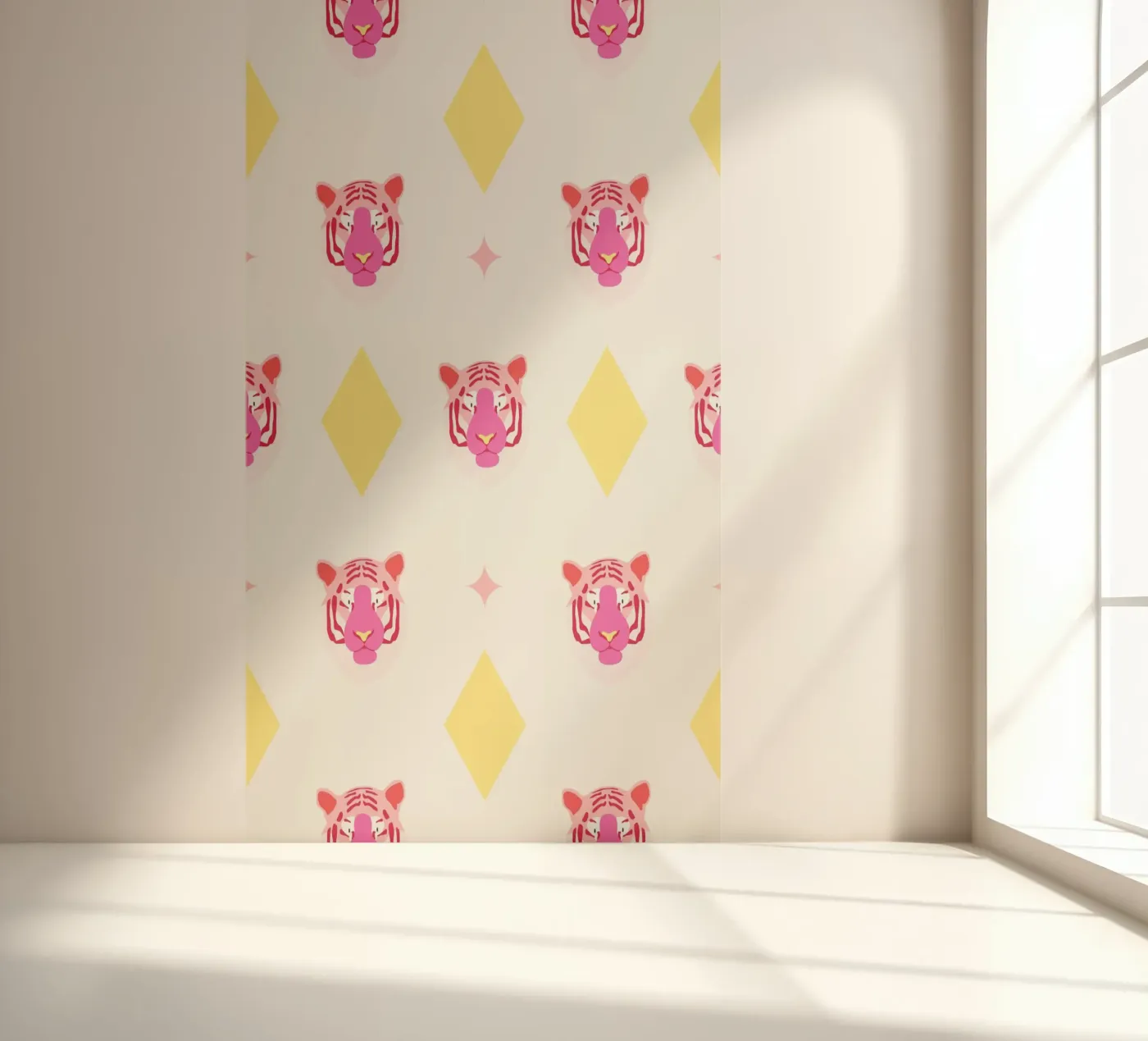 Tiger pattern fotobehang van janamossmann