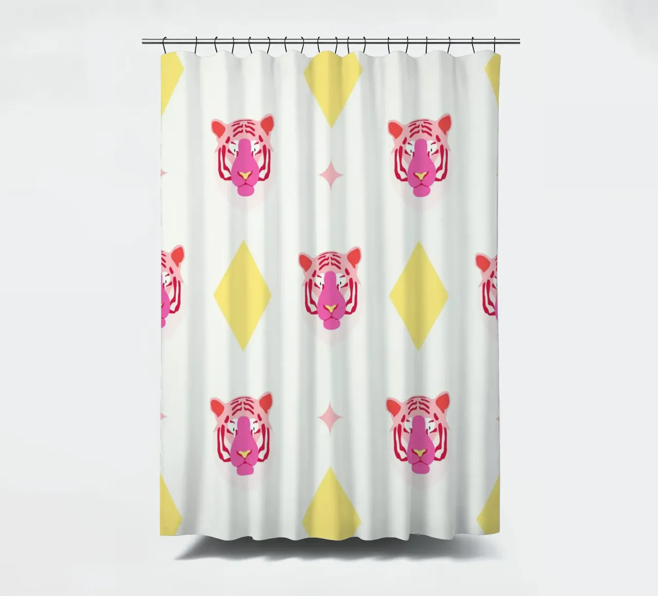 Tiger Muster Duschvorhang von janamossmann