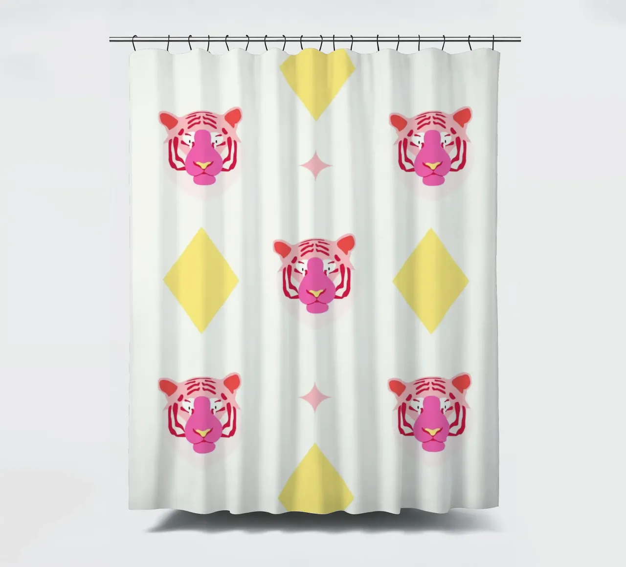 Tiger Muster Duschvorhang von janamossmann
