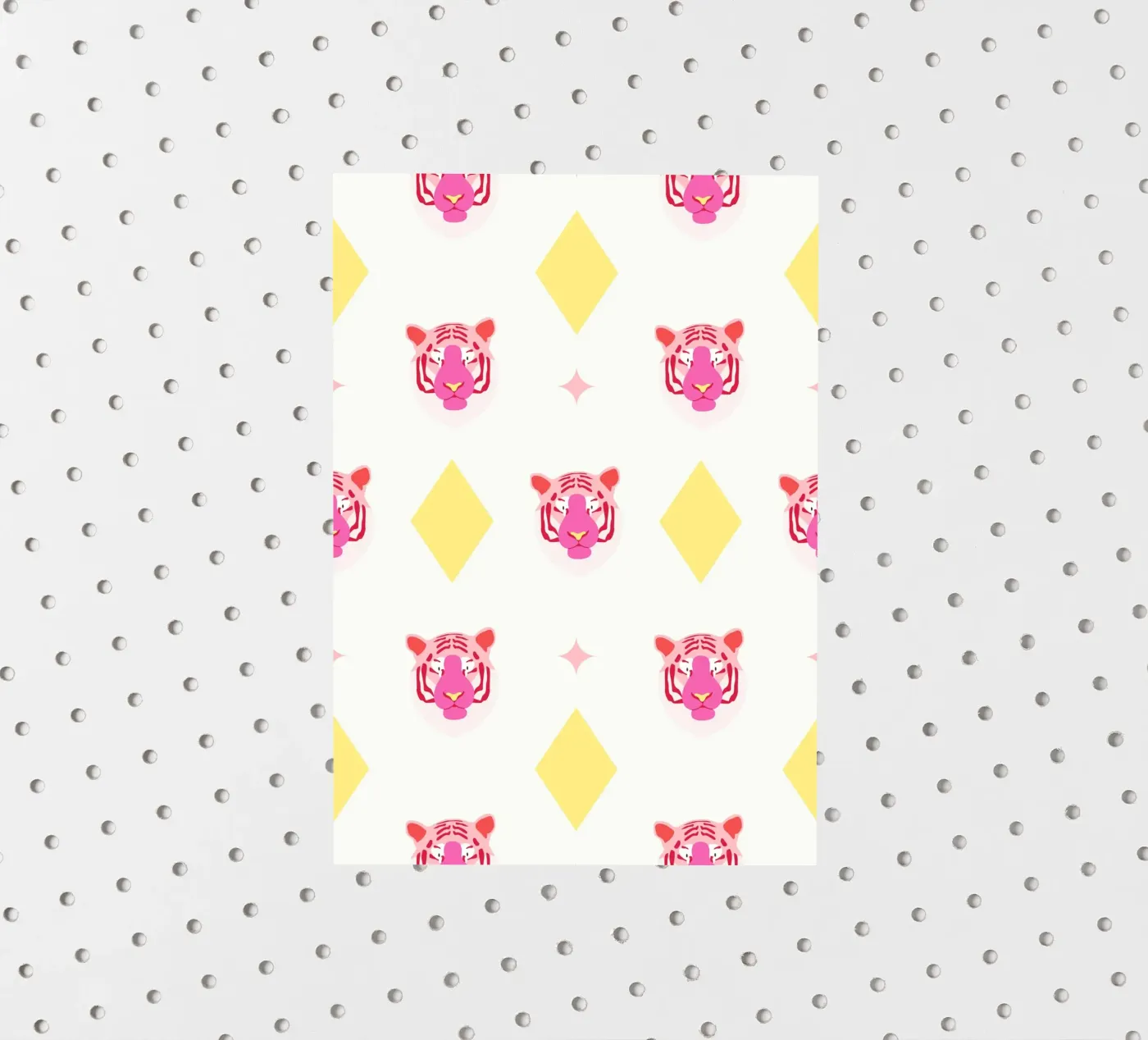 Tiger pattern sticker by janamossmann