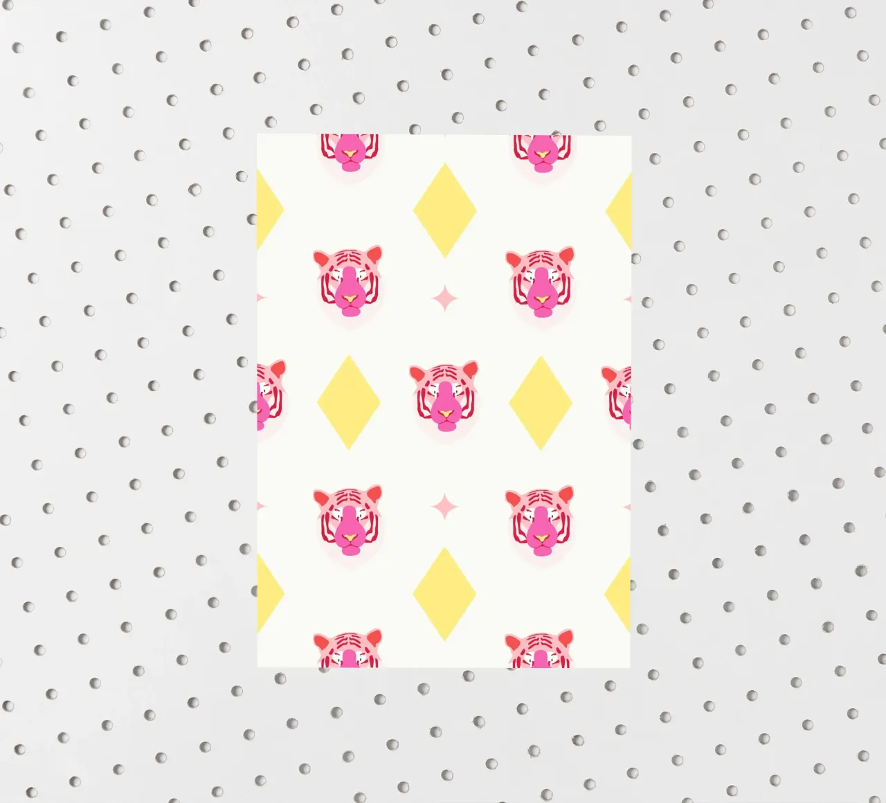 Tiger pattern sticker by janamossmann
