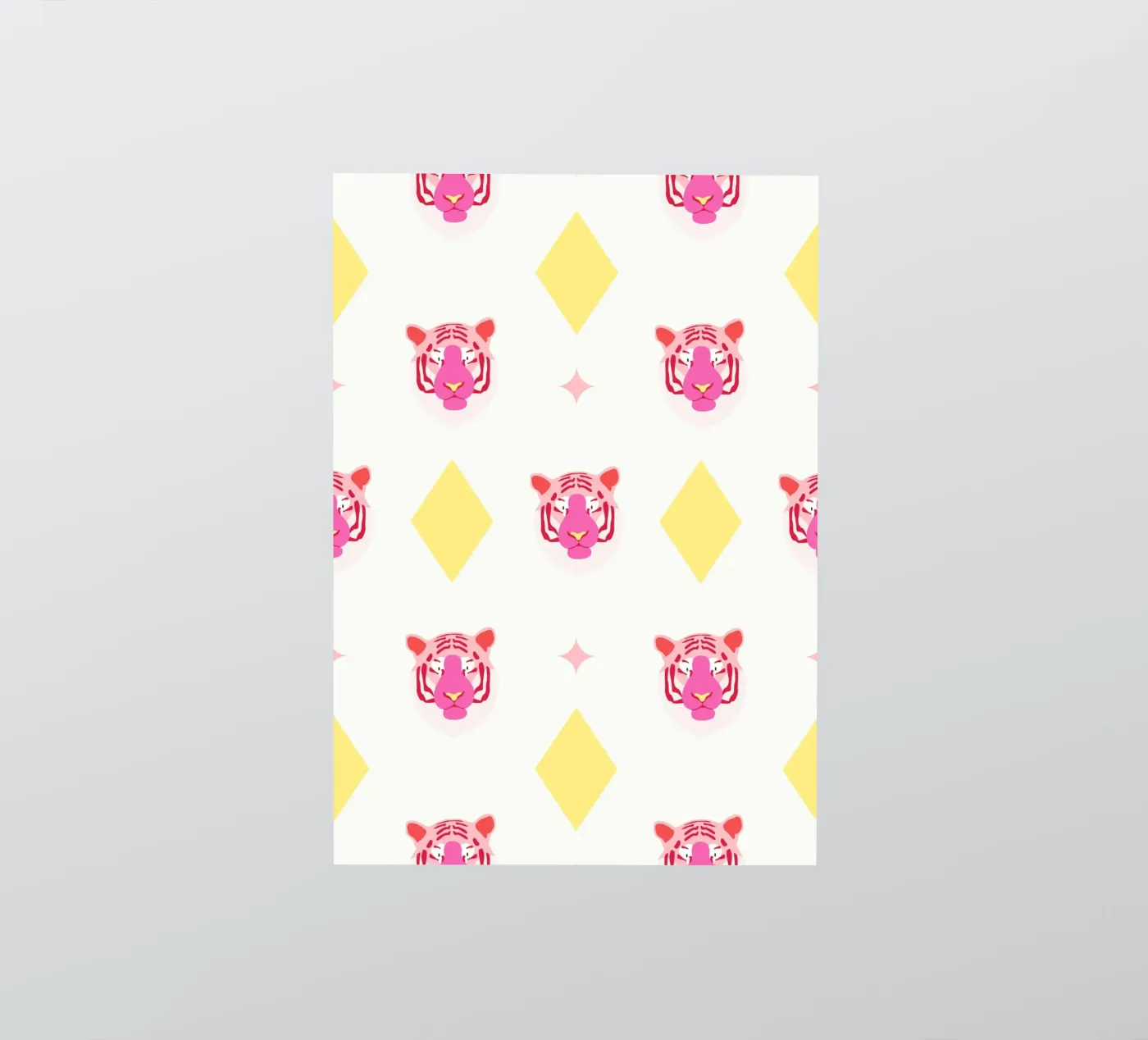 Tiger pattern sticker by janamossmann