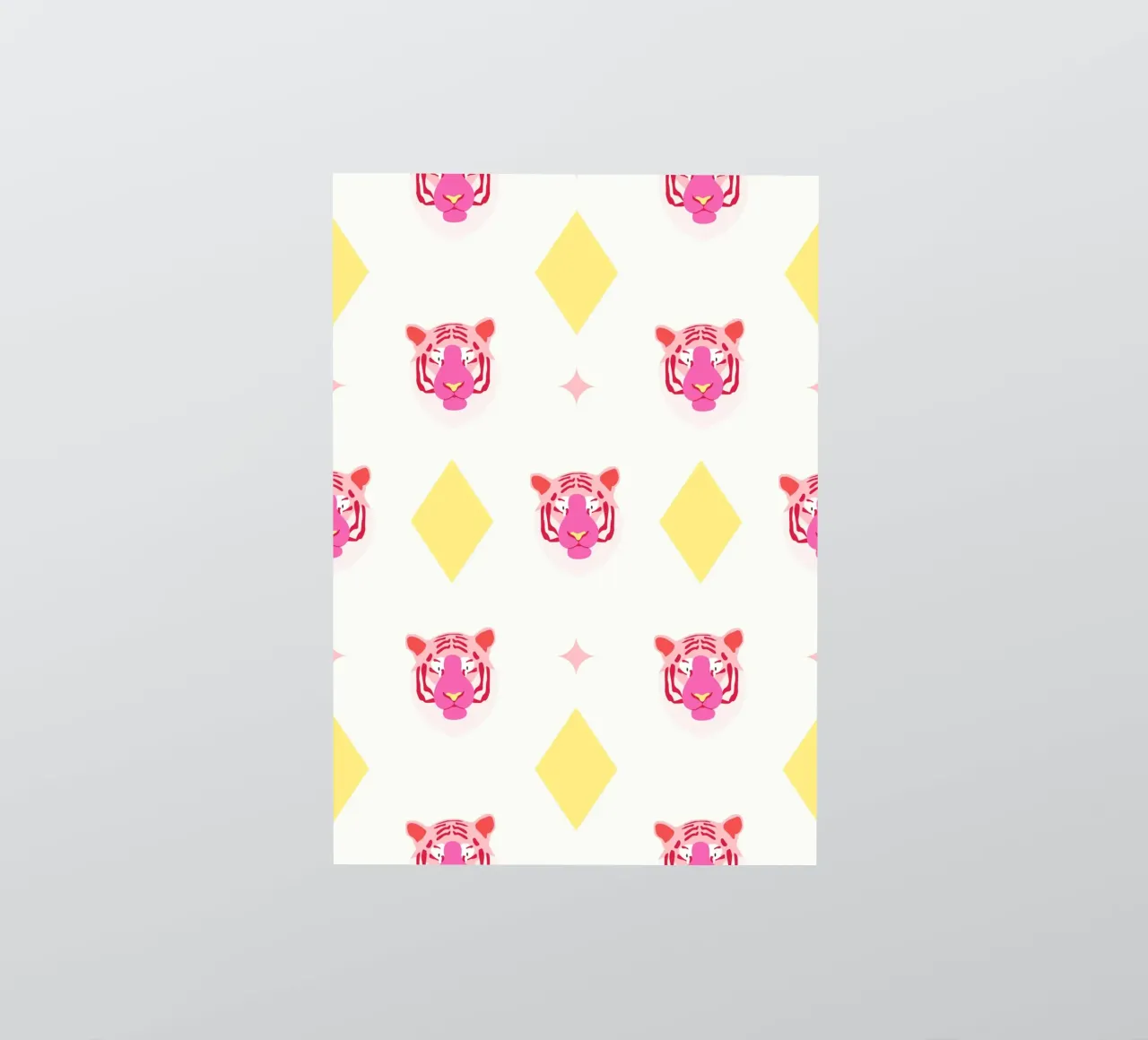 Tiger pattern sticker by janamossmann