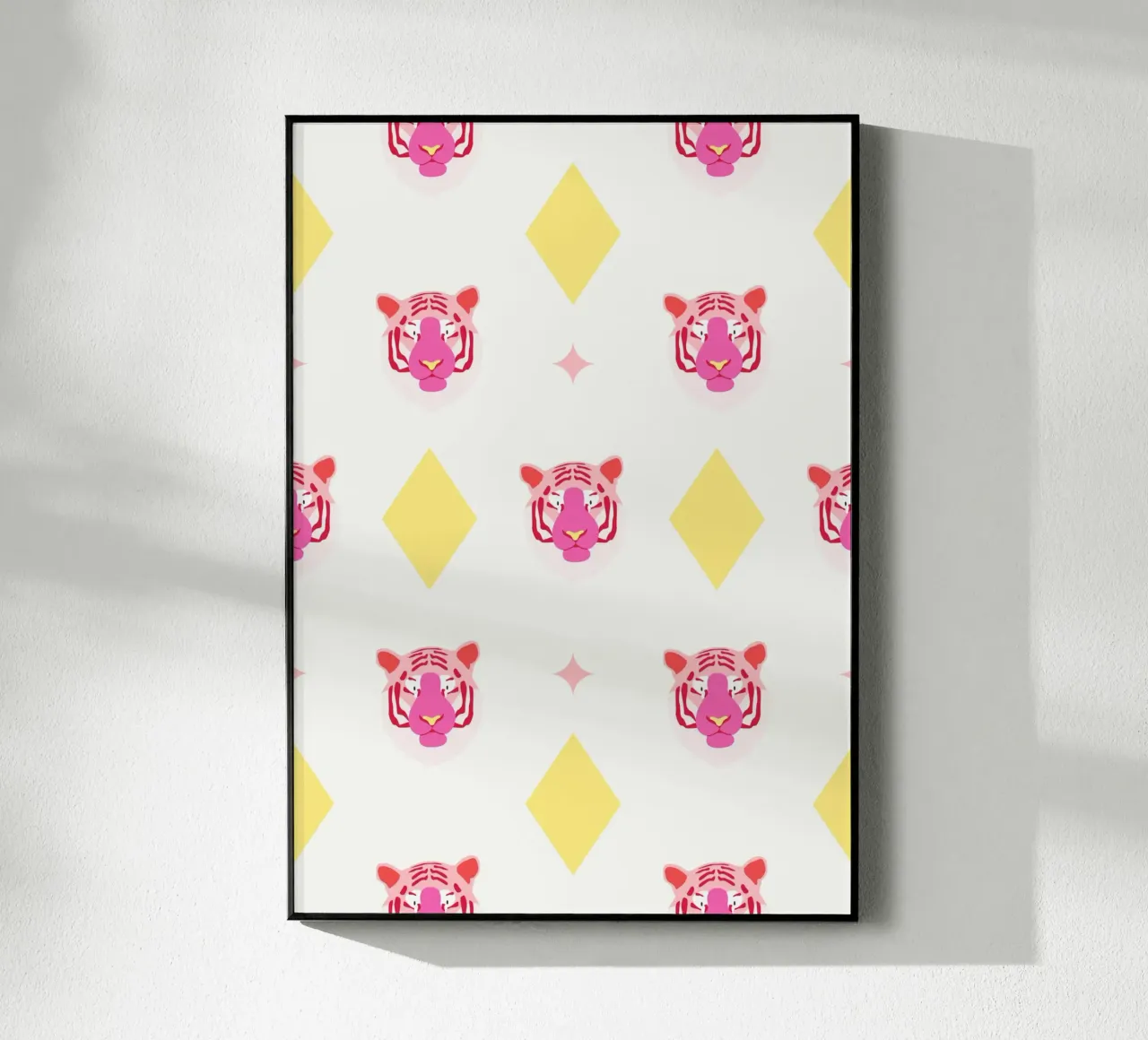 Tiger pattern Acryl-Glas von janamossmann