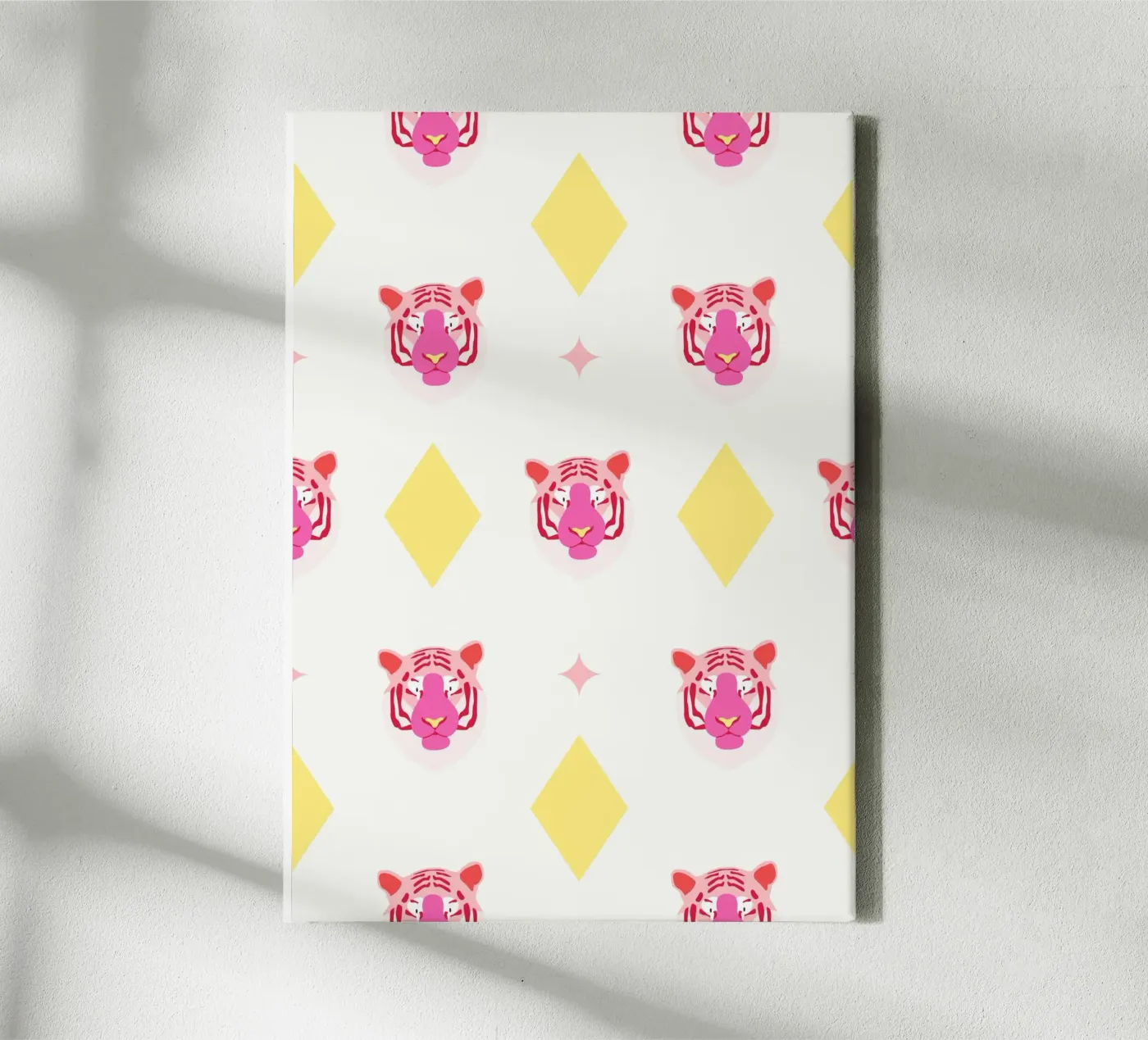 Tiger pattern canvas by janamossmann