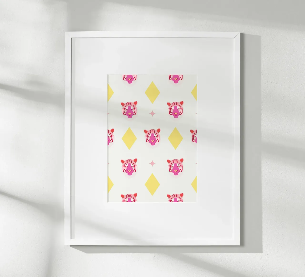 Tiger pattern poster by janamossmann