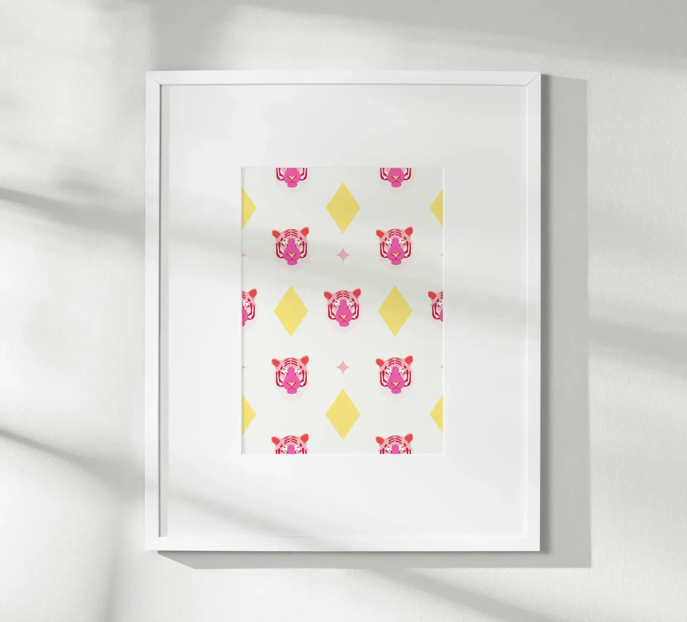 Tiger pattern poster by janamossmann