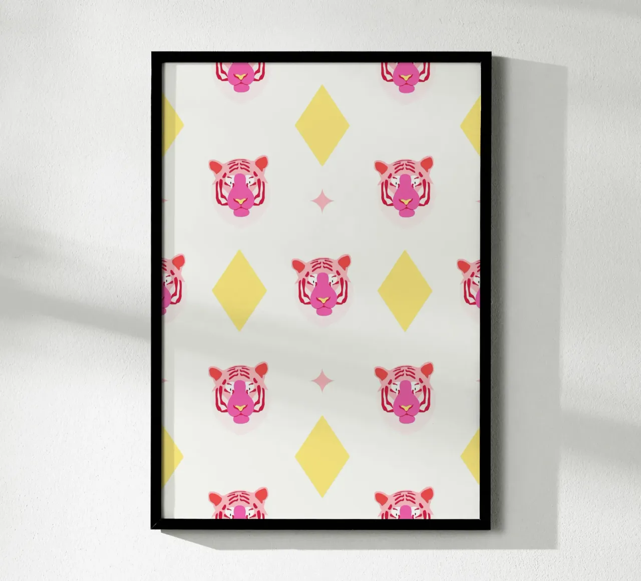 Tiger pattern poster by janamossmann