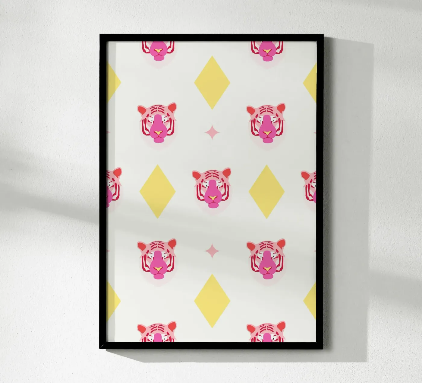 Tiger pattern poster by janamossmann