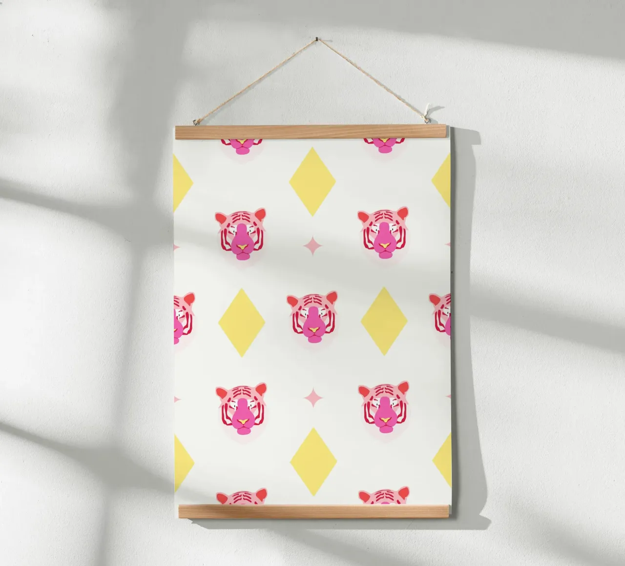 Tiger pattern poster by janamossmann