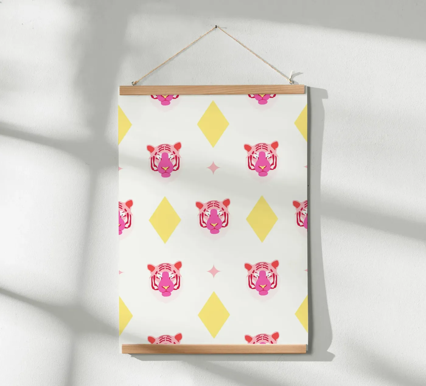 Tiger pattern poster by janamossmann