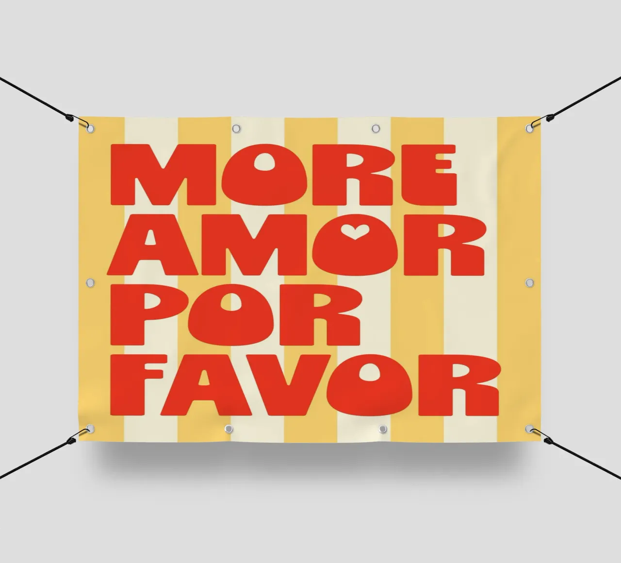 Più amore per favore telo in pvc da Isaac Murray