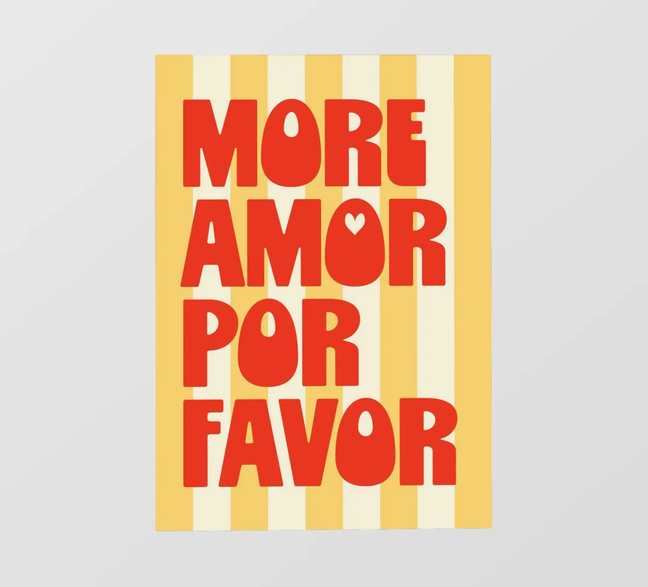 Più amore per favore telo in pvc da Isaac Murray