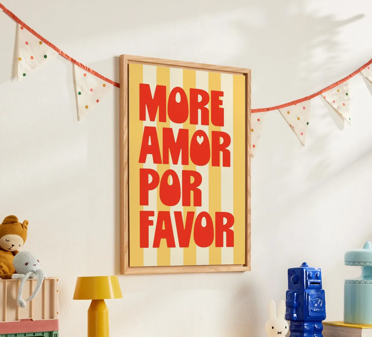 Più amore per favore plexiglass da Isaac Murray
