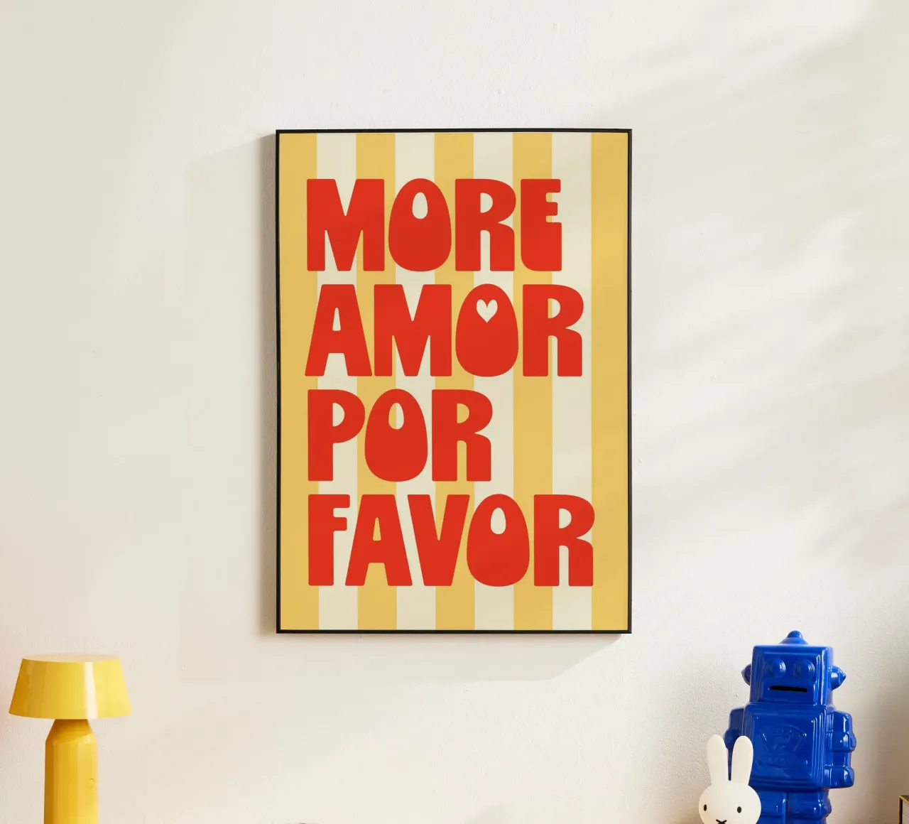 Più amore per favore alluminio dibond da Isaac Murray