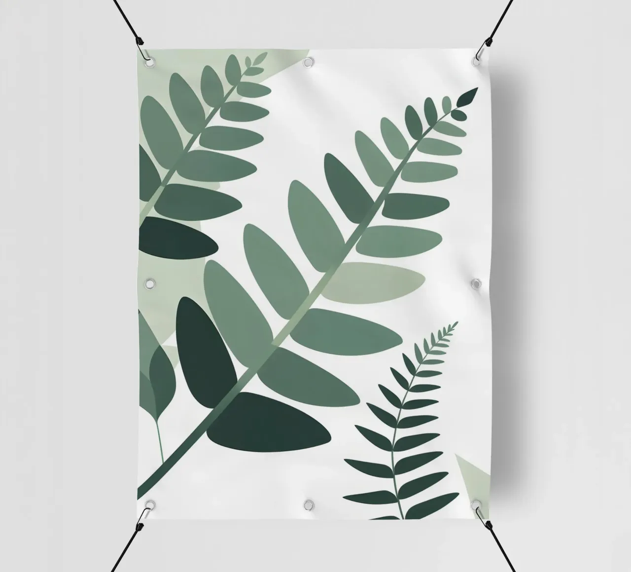 Felce astratta telo in pvc da Botanical Gallery