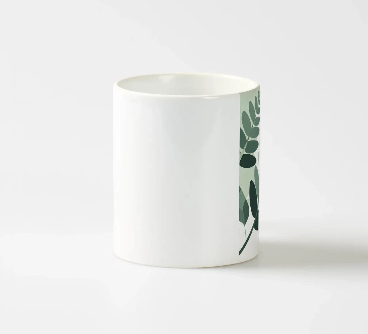 Felce astratta tazza in ceramica da Botanical Gallery