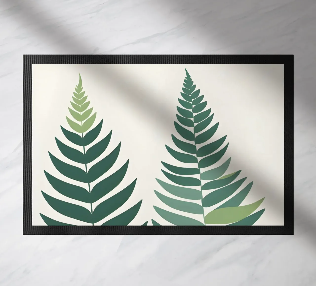 Felce astratta zerbino da Botanical Gallery