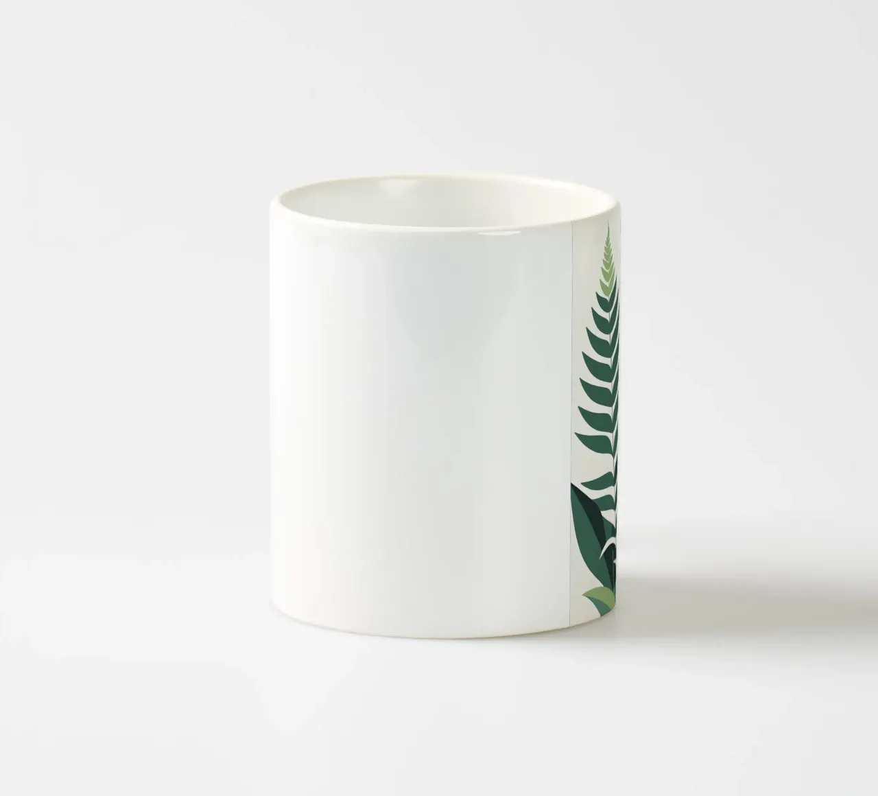 Felce astratta tazza in ceramica da Botanical Gallery