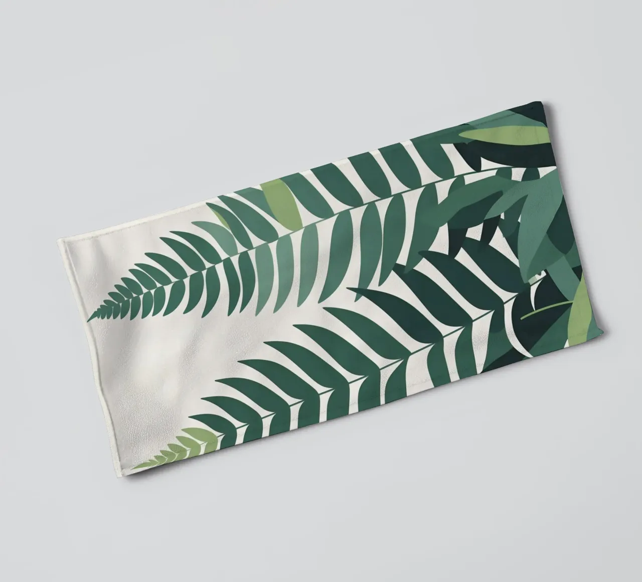 Felce astratta asciugamano da bagno da Botanical Gallery