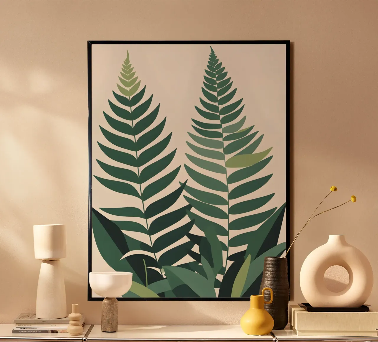 Felce astratta carta hahnemühle da Botanical Gallery