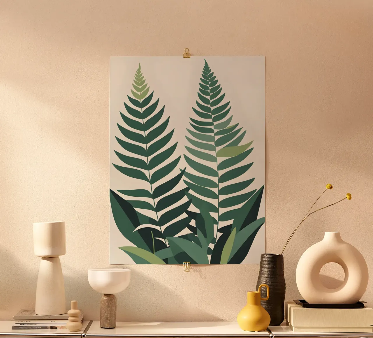 Felce astratta carta hahnemühle da Botanical Gallery