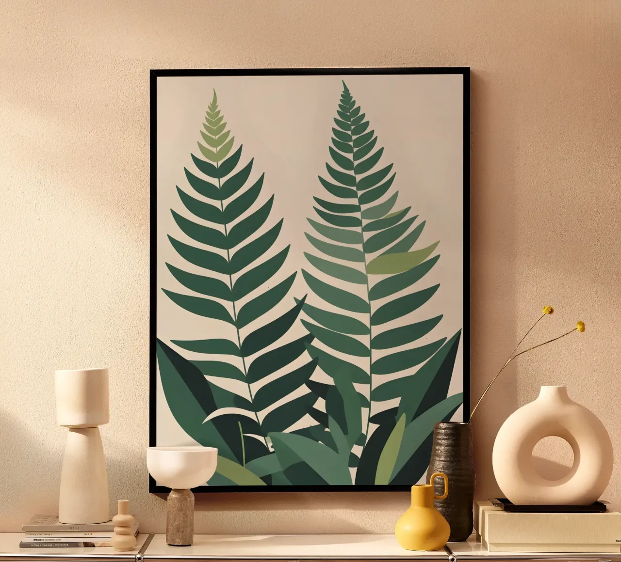 Felce astratta carta hahnemühle da Botanical Gallery