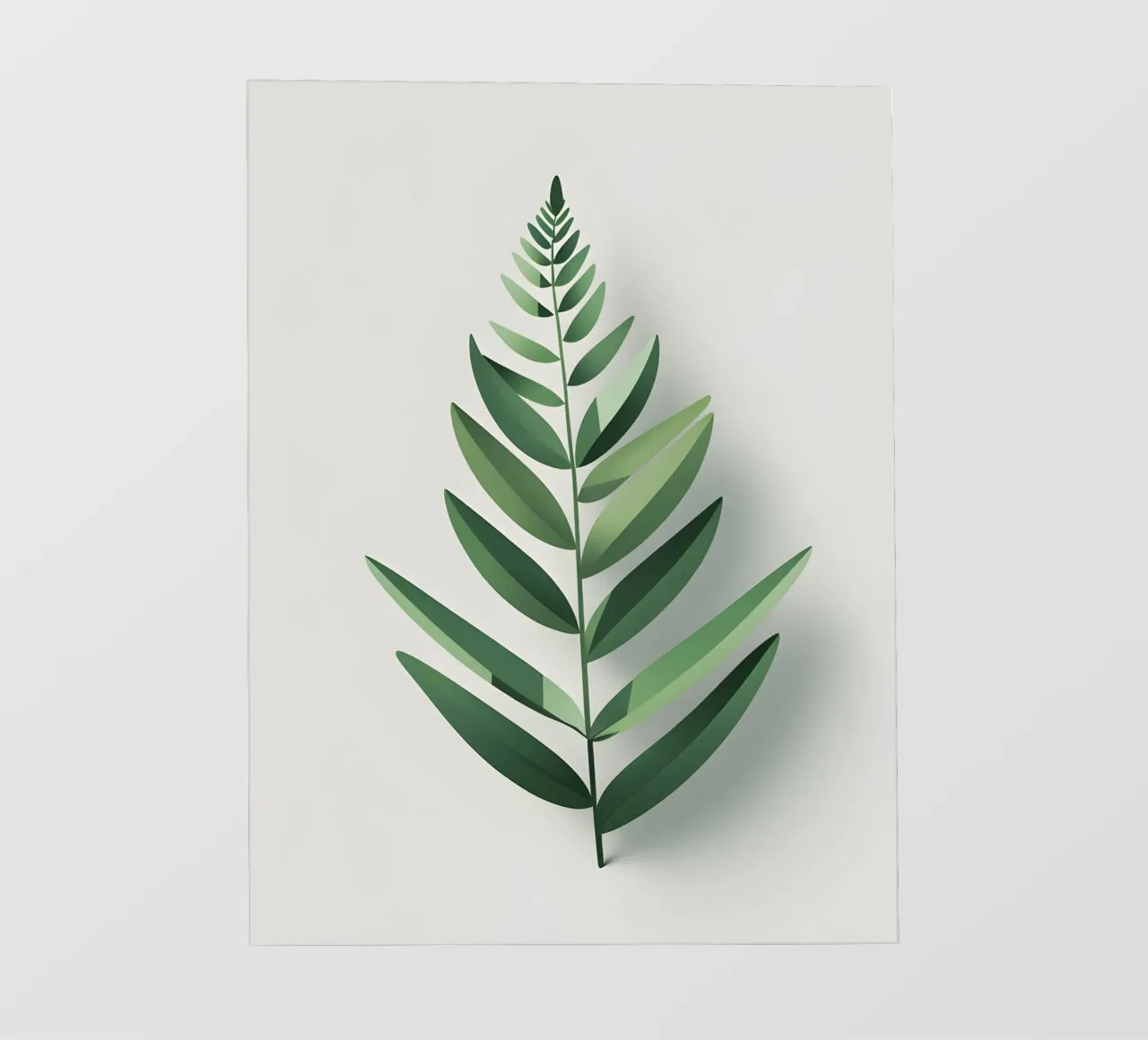 Felce astratta telo in pvc da Botanical Gallery