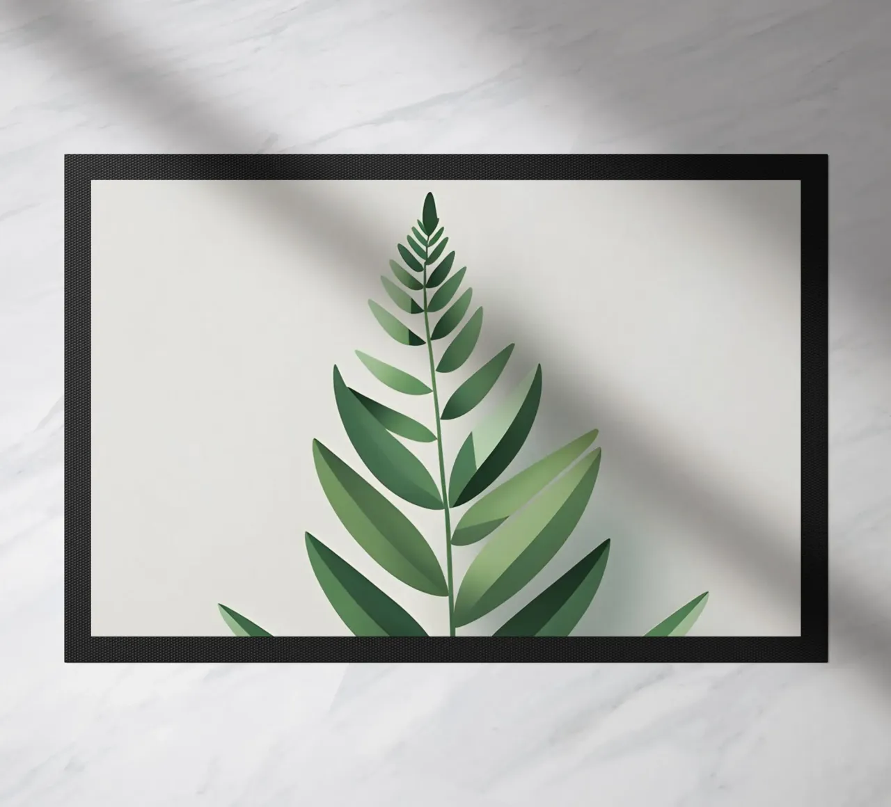 Felce astratta zerbino da Botanical Gallery