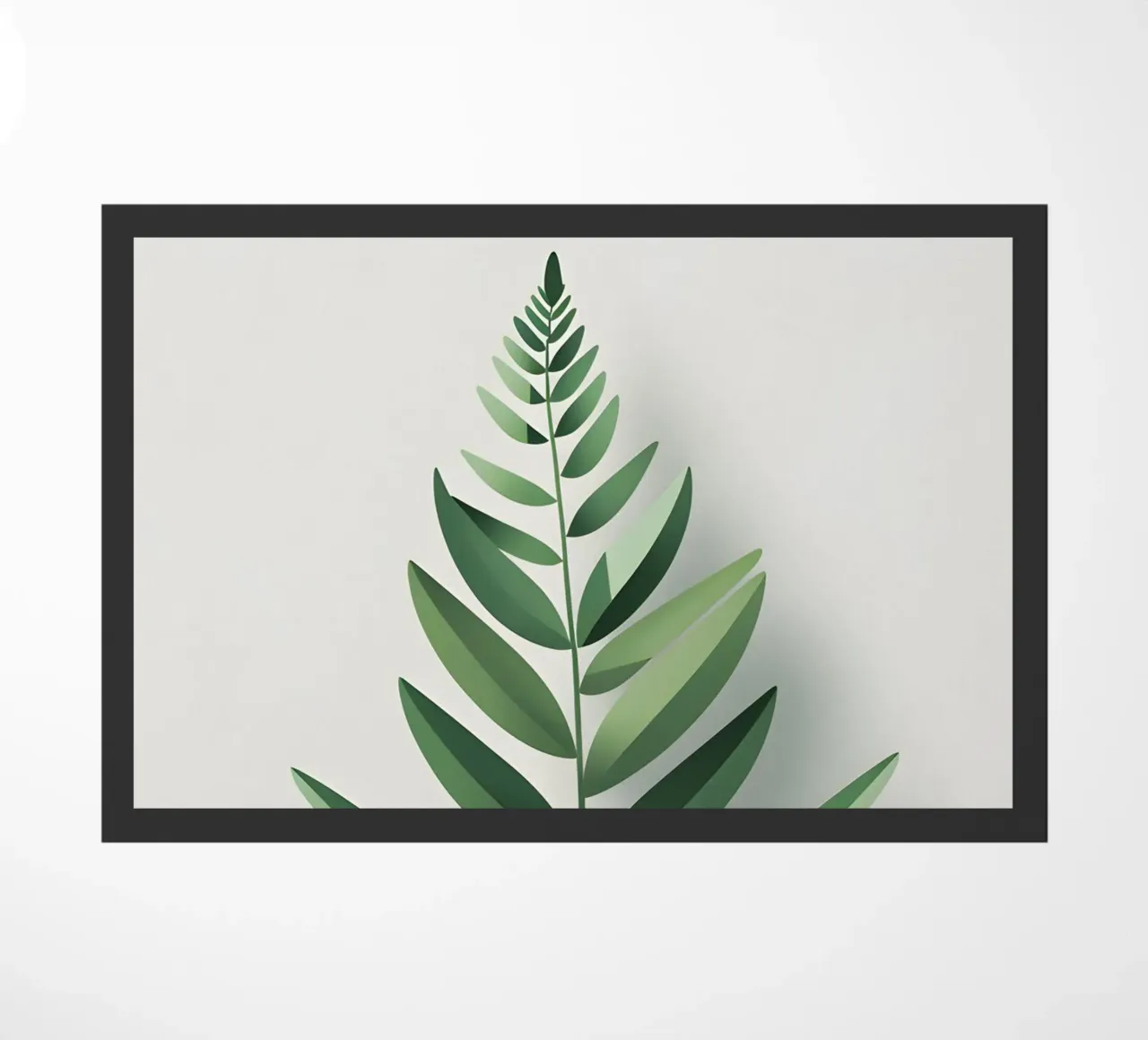 Felce astratta zerbino da Botanical Gallery