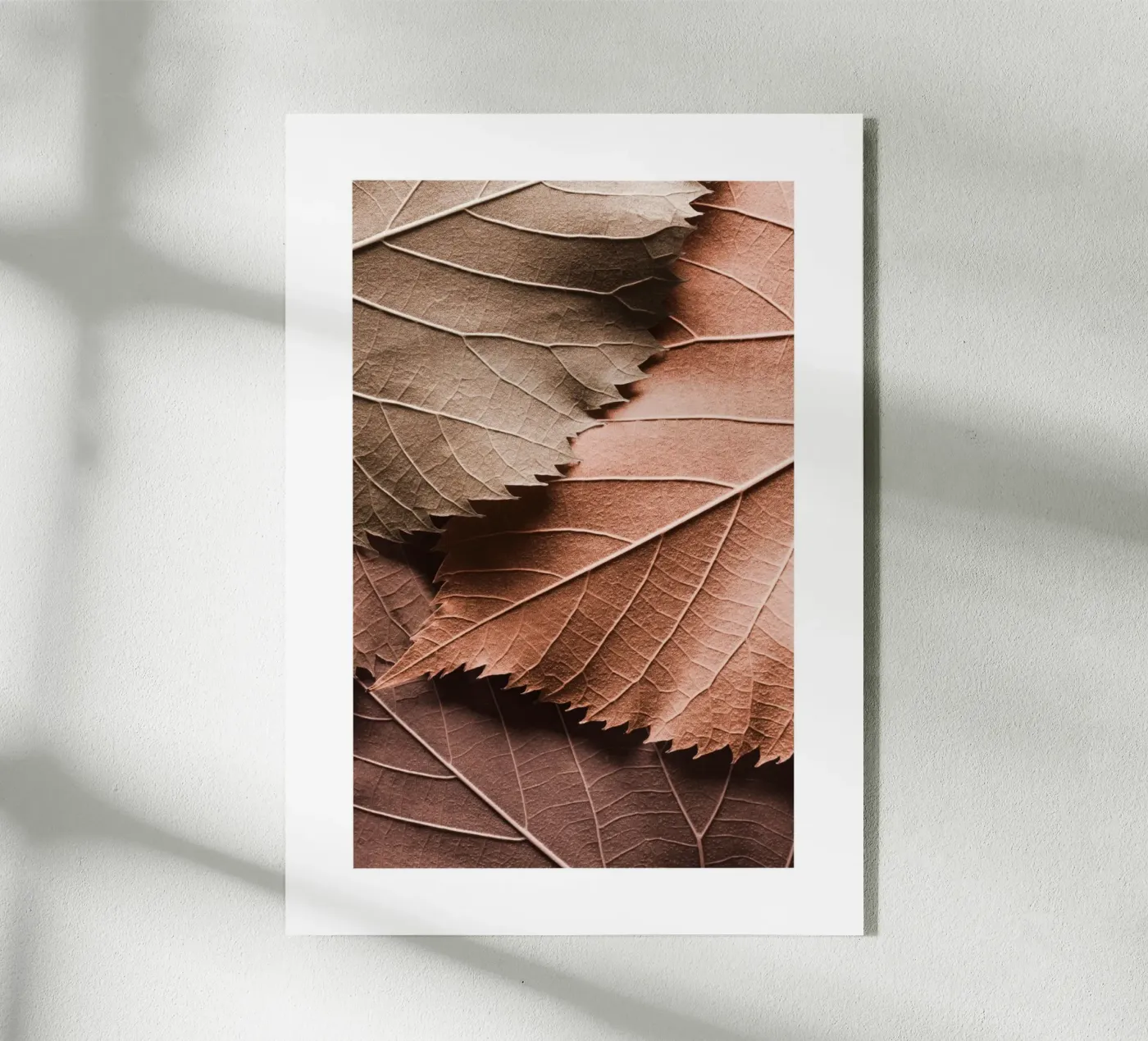 Foglie marroni plexiglass da Isaac Murray