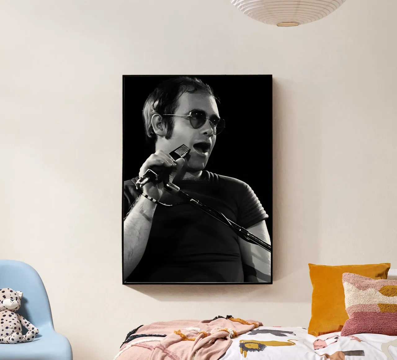 Elton John plexiglass da Type & Tape