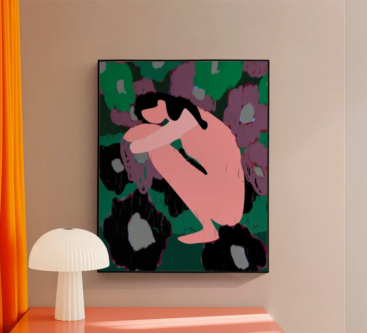 Paloma rosa II. plexiglass da Silvaya