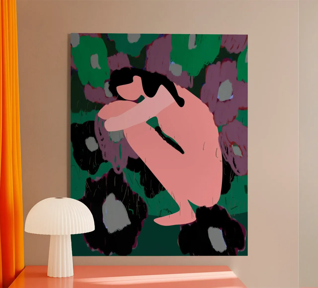 Paloma rosa II. plexiglass da Silvaya