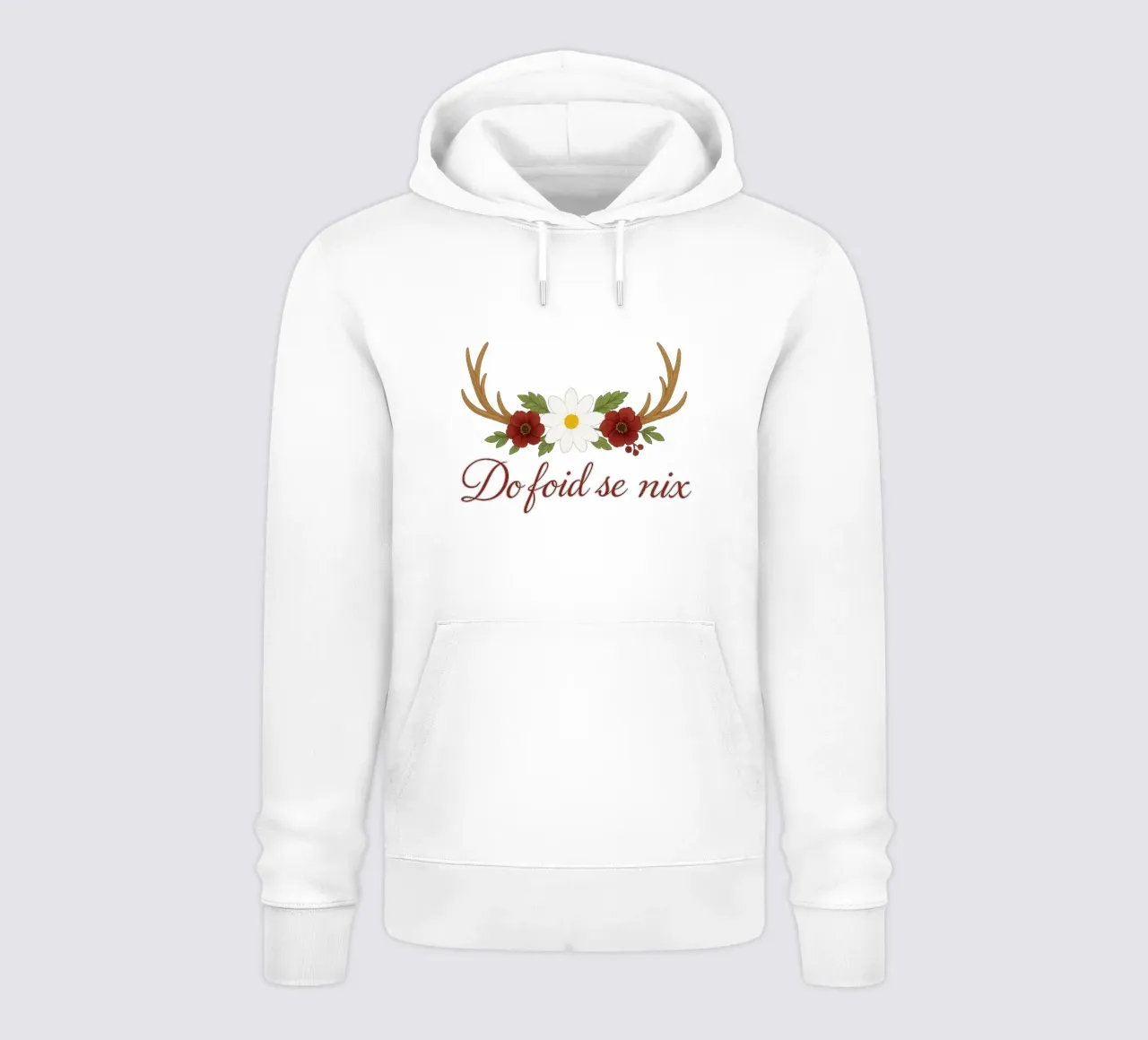 Do foid se nix / dichiarazione bavarese felpa con cappuccio da yp-designs