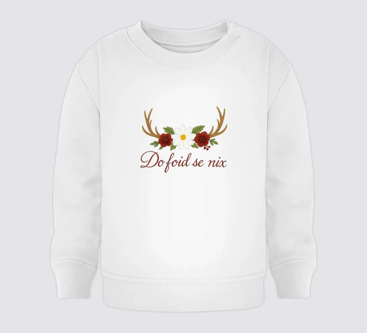 Do foid se nix / dichiarazione bavarese felpa neonato da yp-designs