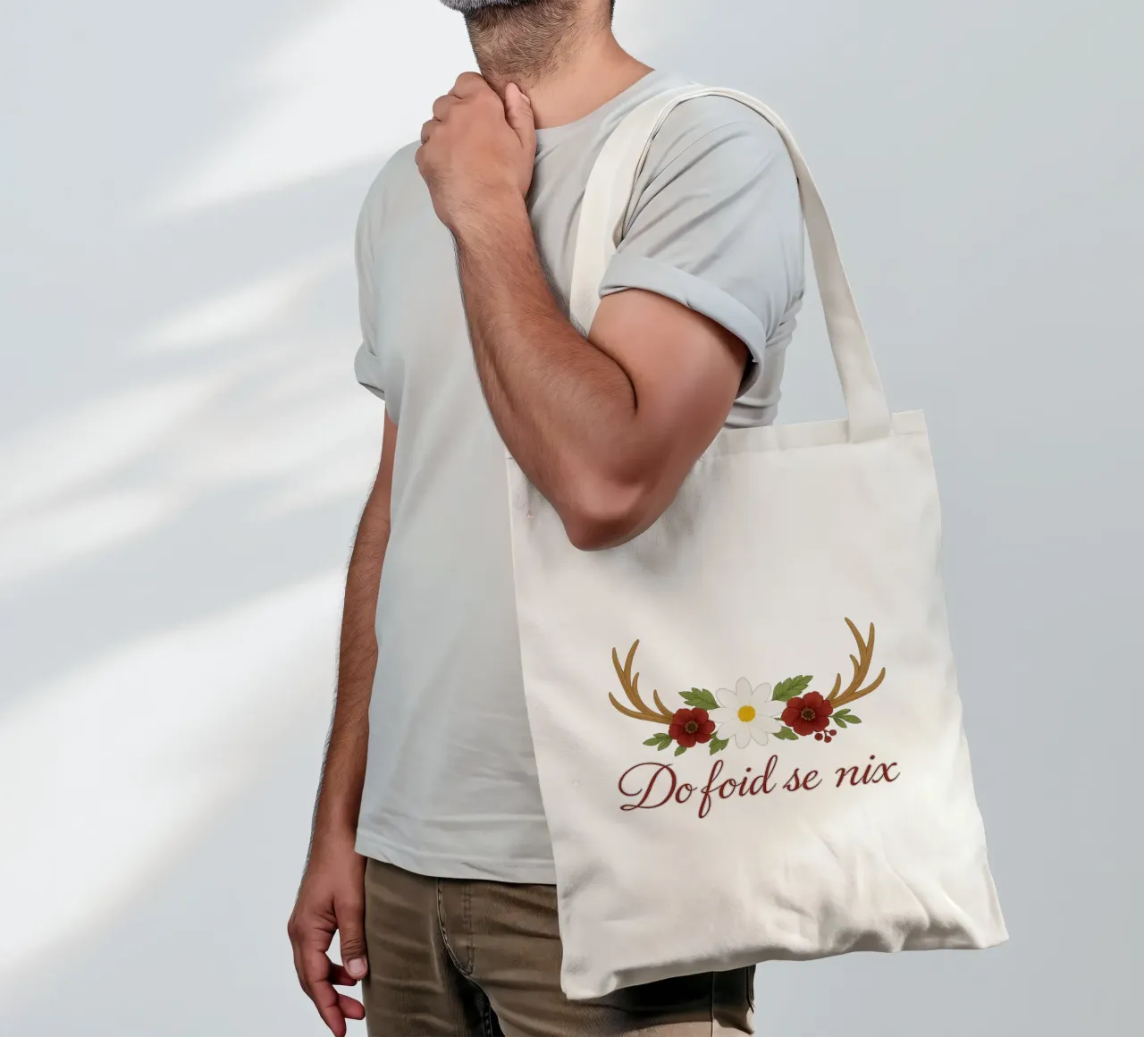 Do foid se nix / dichiarazione bavarese borsa in juta da yp-designs
