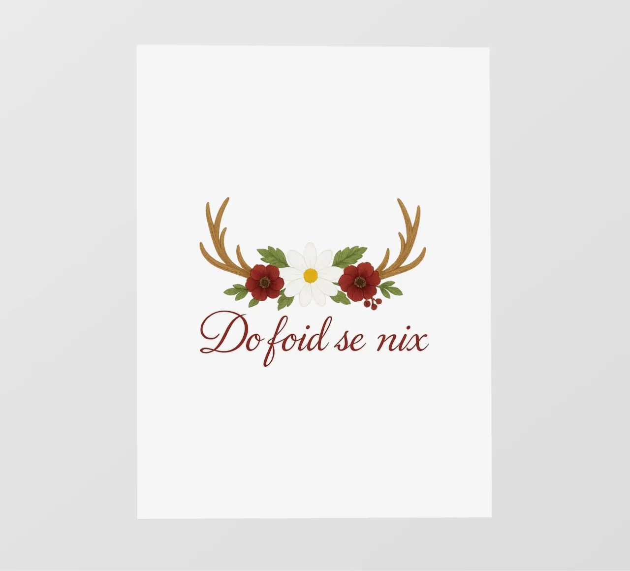 Do foid se nix / Déclaration bavaroise bâche pvc de yp-designs