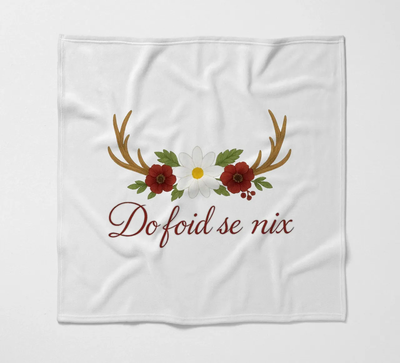 Do foid se nix / dichiarazione bavarese coperta in pile da yp-designs