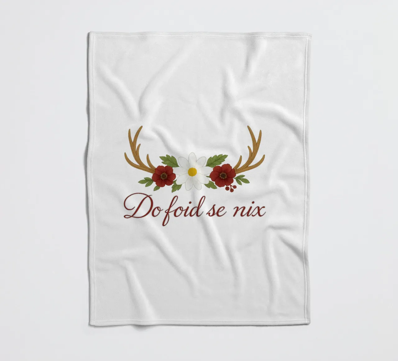 Do foid se nix / dichiarazione bavarese coperta in pile da yp-designs