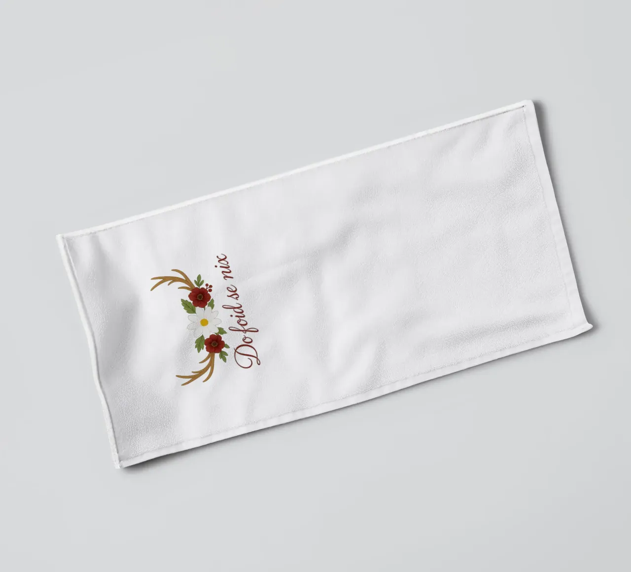 Do foid se nix / Bavarian statement towel by yp-designs