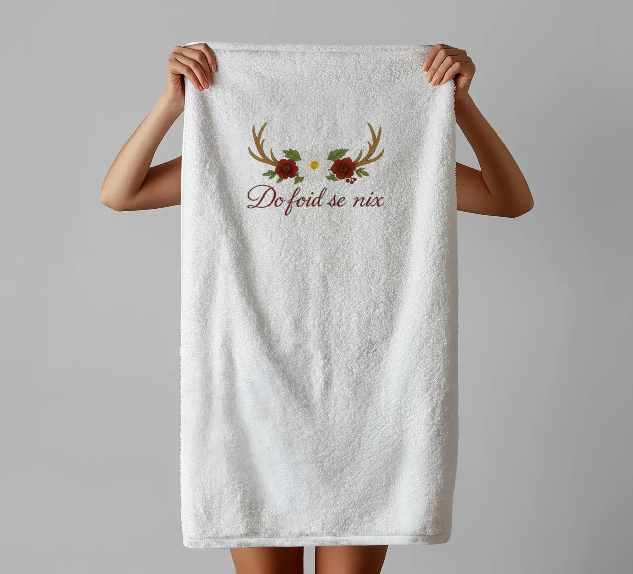 Do foid se nix / Bavarian statement towel by yp-designs