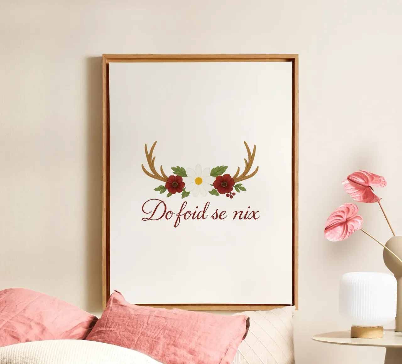 Do foid se nix / Bavarian statement canvas by yp-designs