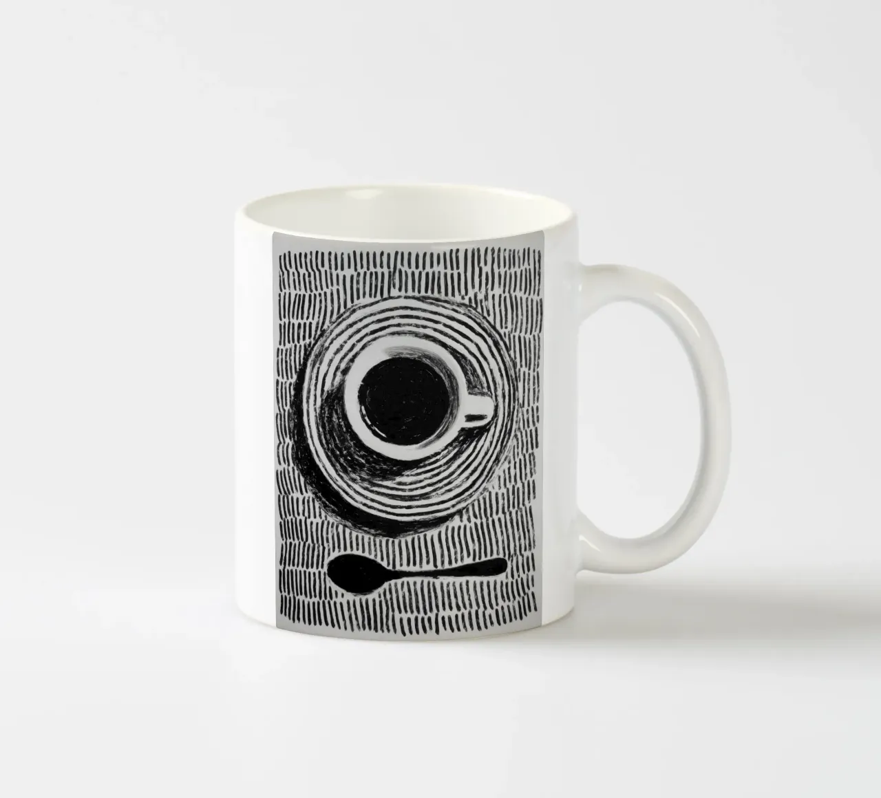 Momento caffè | L'energia delle linee tazza in ceramica da Autofocus