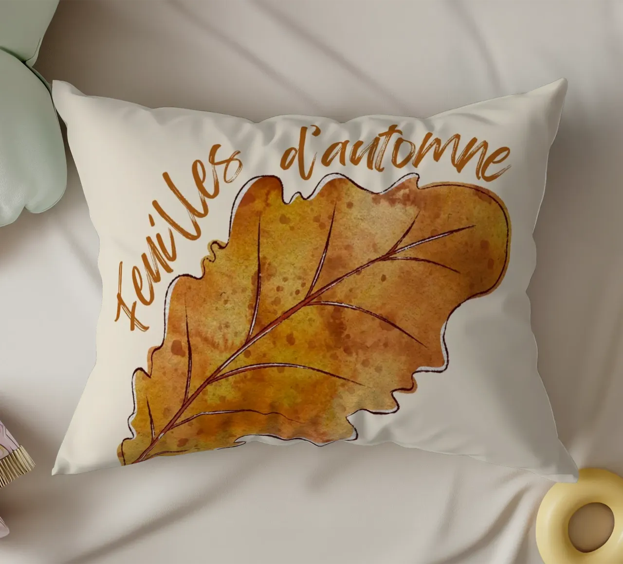 Feuilles d'automne cuscino da Idées & Création