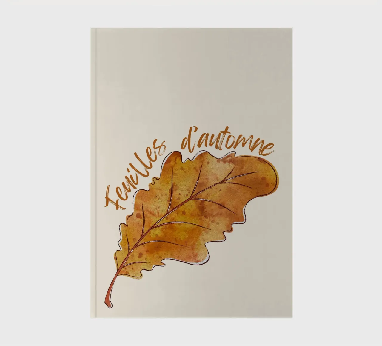 Feuilles d'automne notebook by Idées & Création